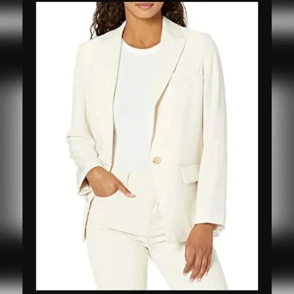 Vince Women's Boyfriend Blazer, MAGNOLIA